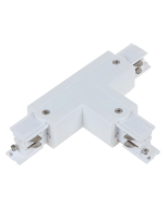 Track Connector T-Piece Left White TRK3WHCON4L1