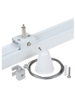 Track light Suspension With Spring White TRK3WHSUSKIT5