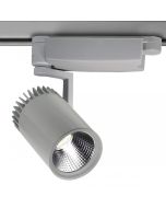 3 Circuit LED 25Watt Track Spotlight Silver/Grey 25W TS505WW-SI Superlux