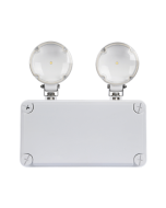 TWIN SPOT EMERGENCY LIGHT 2 X 2.5W WHITE 66108