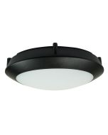 DURO.20 Black LED IP65 Double Insulated Bulkhead - UA7801BK