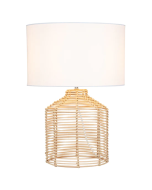 Umina Rattan Cage Table Lamp- MTBL034NAT