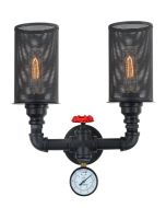 VENETO SERIES WALL LAMP 2*ES 60W BLK IRON VENETO-W2 CLA LIGHTING 