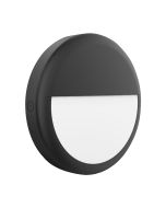 Versa 15/18/25 Watt Round Eyelid LED Bunker Wall Light Black / Tri Colour - 19804