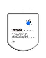 Ventair 1-25 Minute Adjustable Run-on Timer