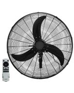 Black Ventair Heavy Duty DC Wall Fan - 750mm - WAL75-DC