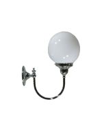 Luke 1 Light Wall Light – 6" Opal Sphere / Chrome