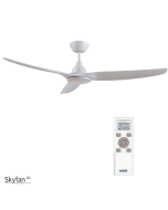 White Ventair Skyfan 60" (1500mm) DC Ceiling Fan with 20W Tri Colour LED Light and Remote