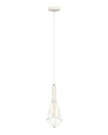 IRON CAGE SMALL WHITE DIAMOND ES PENDANT WHITEBAND5 Cla lighting