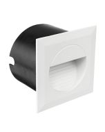 LACHLAN ALUMINIUM LED SQUARE STEP LIGHT-WHITE - 19696/05