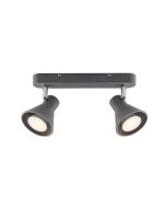 Eik 2 light Spot Bar Metal Gray - 45770110