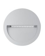 Zac-4 4W LED 240V Round Recessed Light Silver / Warm White - 19731	