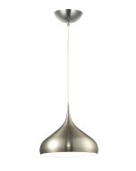 ZARA Satin Nickel Modern Dome Shape Pendant Lights ZARA8A