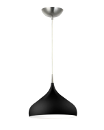 ZARA Matt Black Modern Dome Shape Pendant Lights ZARA9A