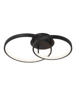 Zola 2lt Close to Ceiling LED Light Black - ZOLA2BLK