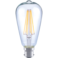 CROMPTON LED 7W ST64 FILAMENT CLEAR B22 2700K GLOBE  NON DIMMABLE