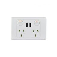 Cougar Fully Integrated Dual USB Charger Power Point (COPP2USB2G) GSM