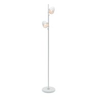 Sara 2 Light Floor Lamp - COLOUR - WHITE A13022WHT
