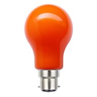 3 Watt Orange GLS LED Light Bulb (B22) - 20708
