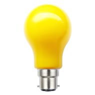3 Watt Yellow GLS LED Light Bulb (B22) - 20709