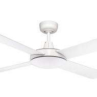 Lifestyle 1300mm 4 Blade White  Fan Only Martec DLS134W