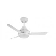 STANZA - 36" 3 Blade Ceiling Fan - White - With B22 Lamp holder Indoor Covered Outdoor - STA903WH-L
