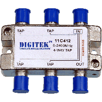 Digitek 4 Drop 12dB 5-2400MHz Coupler - 11C412