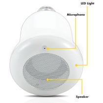 TECHNOLED Speaker Globe with Wireless Audio 18634/05 Brilliant Lighting