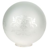 REPL. ETCHED FROST SPHERE GLASS ONLY OLRG-1401   ONLY 1 LEFT