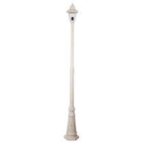 Paris Single Head Tall Post Light Beige - 15158	