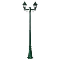Paris Twin Head Tall Post Light Green - 15167	