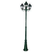 Paris Triple Head Tall Post Light Green - 15173	