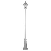 Turin Single Head Tall Post Light White - 15463	