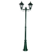 Turin Twin Head Tall Post Light Green - 15467	
