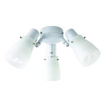 Macedon 3 Light Ceiling Fan Light Kit White