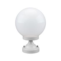 Siena 20cm Sphere CTC Pillar Mount Light White - 15541	