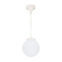 Siena 20cm Sphere Pendant Light Beige - 15548	