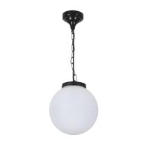 Siena 25cm Sphere Pendant Light Black - 15555	