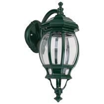 Vienna Curved Arm Downward Wall Light Green - 15965	