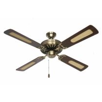 Majestic Coolah AC Antique Brass with Walnut Blades 1320mm