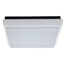 Tab 20 Watt Splashproof Dimmable Square LED Ceiling Light White / Warm White - 19554	