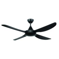 VECTOR 52'' ABS CEILING FAN-BLACK WITH BLACK BLADES 20167/06 BRILLIANT LIGHTING