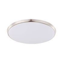 Ozzie 18W Slimline Dimmable LED Ceiling Light Satin Nickel Frame / Cool White - 202247