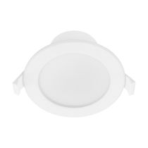 Rippa Round 9W Dimmable LED Downlight White Frame / Tri-Colour - 203437N