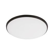Ollie 28W Dimmable LED Oyster Light Black / Tri-Colour - 203696