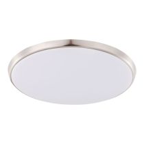 Ollie 28W Dimmable LED Oyster Light Brushed Chrome / Tri-Colour - 203699