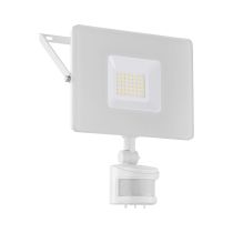 Faedo 3 30W LED Floodlight with Sensor White / Cool White - 203789N