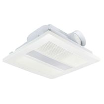 BRILLIANT SOLACE LED WHITE BATHROOM 4-IN-1 HEATER, COOLER, EXHAUST FAN, LIGHT - 21476/05