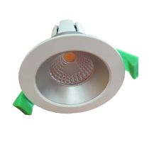 DOWNLIGHT FIXED MATT WH RND ARCHITECTURAL LOW GLARE with SILVER Refl  ARC8 CLA LIGHTING FITTING