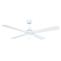 TEMPO PLUS 52'' CEILING FAN WITH LIGHT WHITE 22279/05